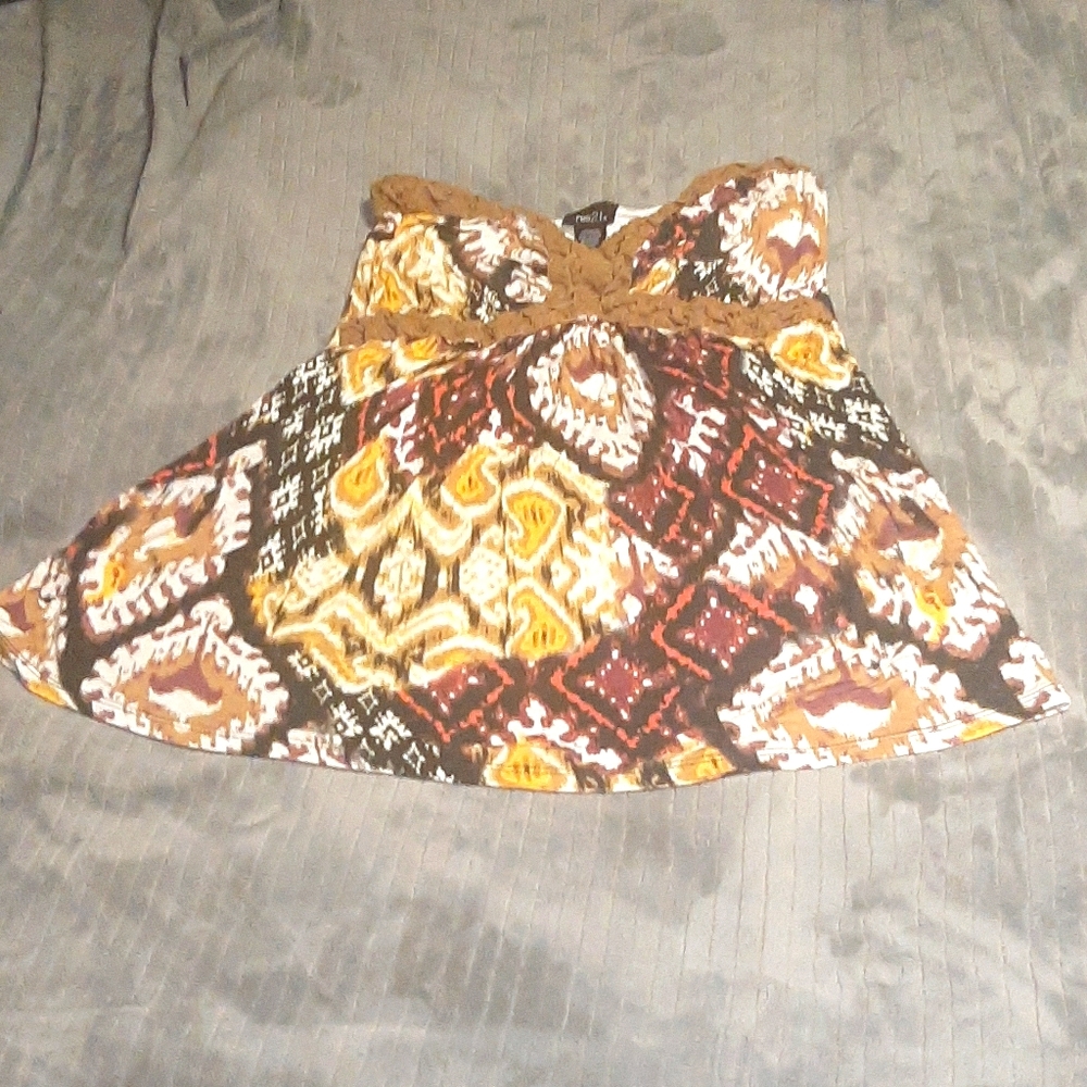 Rue 21 Colorful Strapless Tank